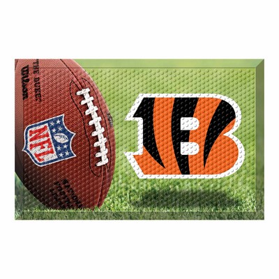 Fan Mats  LLC Cincinnati Bengals Scraper Mat Photo
