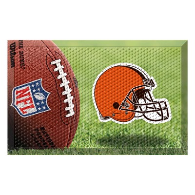 Fan Mats  LLC Cleveland Browns Rubber Scraper Door Mat Photo