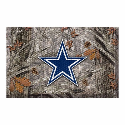 Fan Mats  LLC Dallas Cowboys Camo Scraper Mat Camo