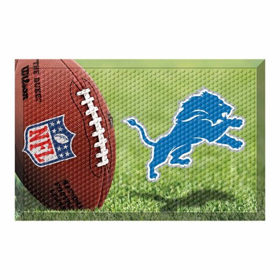 Fan Mats  LLC Detroit Lions Scraper Mat Photo
