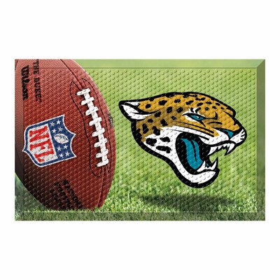 Fan Mats  LLC Jacksonville Jaguars Scraper Mat Photo