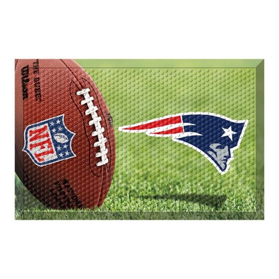 Fan Mats  LLC New England Patriots Rubber Scraper Door Mat Photo