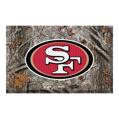 Fan Mats  LLC San Francisco 49ers Camo Scraper Mat Camo