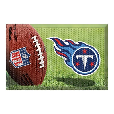 Fan Mats  LLC Tennessee Titans Rubber Scraper Door Mat Photo