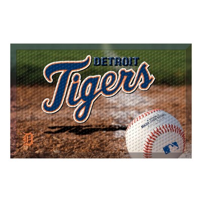Fan Mats  LLC Detroit Tigers Rubber Scraper Door Mat Photo