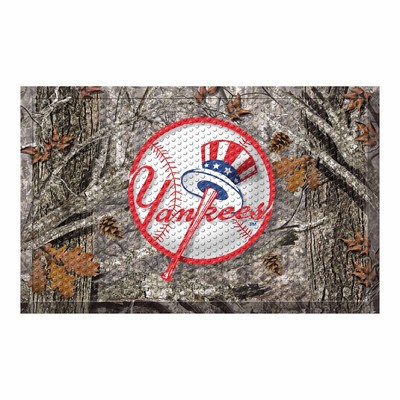 Fan Mats  LLC New York Yankees Camo Scraper Mat Camo