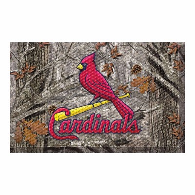 Fan Mats  LLC St. Louis Cardinals Camo Scraper Mat Camo