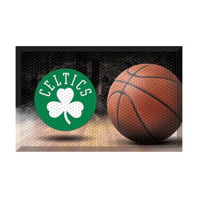 Fan Mats  LLC Boston Celtics Rubber Scraper Door Mat Photo