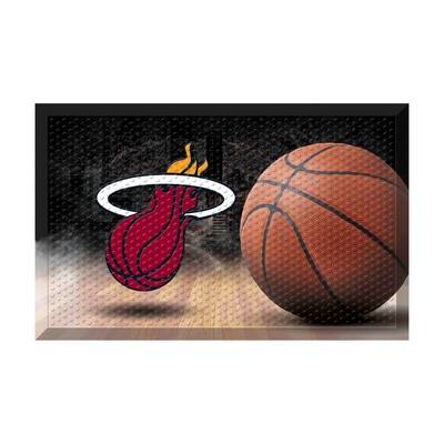Fan Mats  LLC Miami Heat Scraper Mat Photo