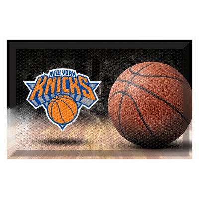 Fan Mats  LLC New York Knicks Rubber Scraper Door Mat Photo