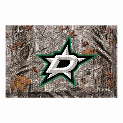 Fan Mats  LLC Dallas Stars Camo Scraper Mat Camo