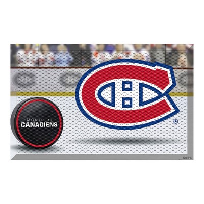 Fan Mats  LLC Montreal Canadiens Rubber Scraper Door Mat Photo