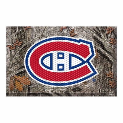Fan Mats  LLC Montreal Canadiens Camo Scraper Mat Camo