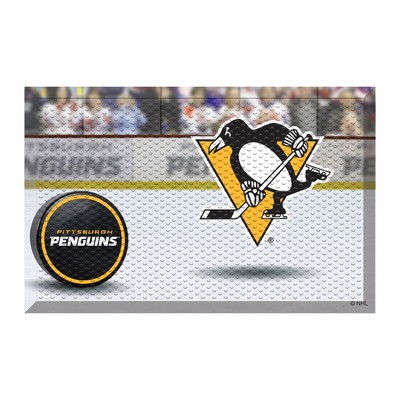 Fan Mats  LLC Pittsburgh Penguins Rubber Scraper Door Mat Photo