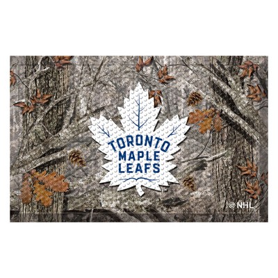 Fan Mats  LLC Toronto Maple Leafs Rubber Scraper Door Mat Camo Camo