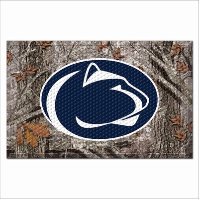 Fan Mats  LLC Penn State Nittany Lions Rubber Scraper Door Mat Camo Camo