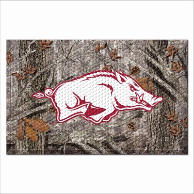 Fan Mats  LLC Arkansas Razorbacks Scraper Mat Camo