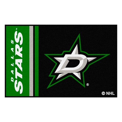 Fan Mats  LLC Dallas Stars Starter Mat Uniform Black