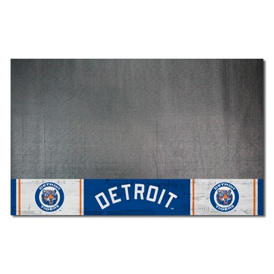 Fan Mats  LLC Detroit Tigers Vinyl Grill Mat - 26in. x 42in.1964 Blue