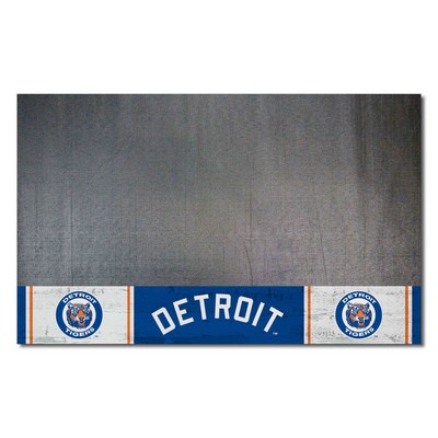 Fan Mats  LLC Detroit Tigers Grill Mat Retro Blue