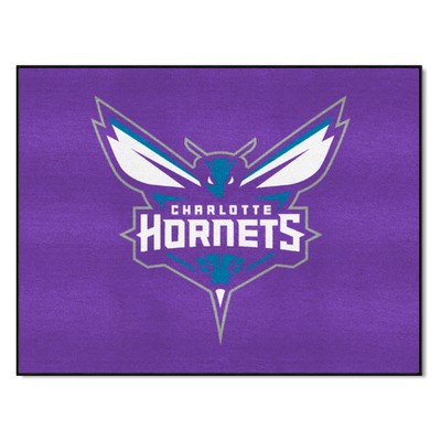 Fan Mats  LLC Charlotte Hornets All-Star Rug - 34 in. x 42.5 in. Purple