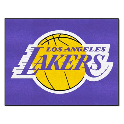 Fan Mats  LLC Los Angeles Lakers All-Star Rug - 34 in. x 42.5 in. Purple