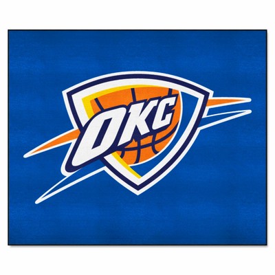 Fan Mats  LLC Oklahoma City Thunder Tailgater Mat Blue
