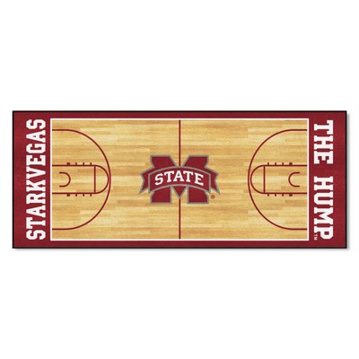 Fan Mats  LLC Mississippi State Bulldogs Court Runner Rug - 30in. x 72in. Maroon