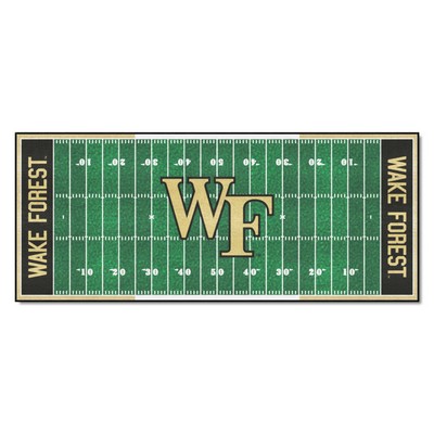Fan Mats  LLC Wake Forest Demon Deacons Football Field Runner Green