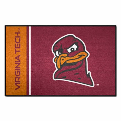 Fan Mats  LLC Virginia Tech Hokies Starter Mat Uniform Maroon