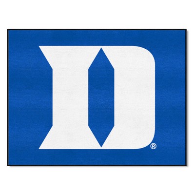 Fan Mats  LLC Duke Blue Devils All-Star Rug - 34 in. x 42.5 in., D Logo Blue