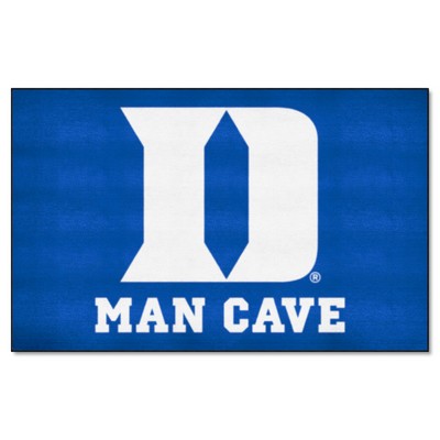 Fan Mats  LLC Duke Blue Devils Man Cave Ulti-Mat Rug - 5ft. x 8ft., D Logo Blue