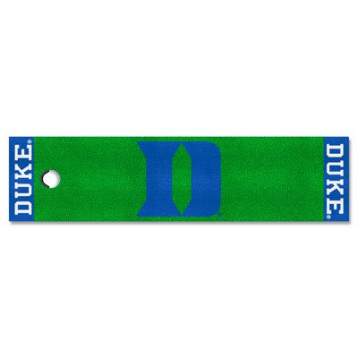 Fan Mats  LLC Duke Blue Devils Putting Green Mat Green
