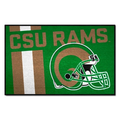 Fan Mats  LLC Colorado State Rams Starter Mat Uniform Green