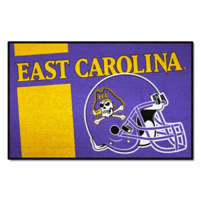 Fan Mats  LLC East Carolina Pirates Starter Mat Uniform Purple
