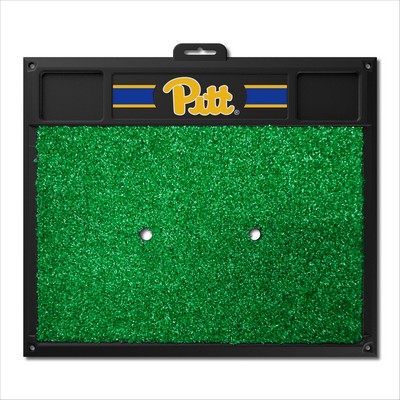 Fan Mats  LLC Pitt Panthers Golf Hitting Mat Navy