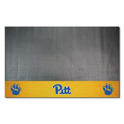 Fan Mats  LLC Pitt Panthers Vinyl Grill Mat - 26in. x 42in. Gold