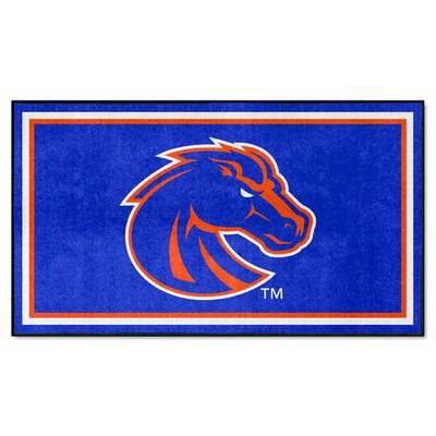 Fan Mats  LLC Boise State Broncos 3x5 Rug Blue