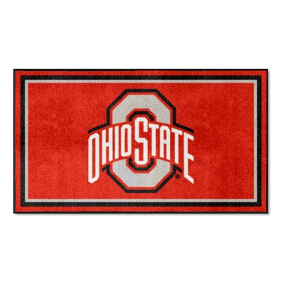 Fan Mats  LLC Ohio State Buckeyes 3x5 Rug Red