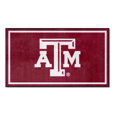 Fan Mats  LLC Texas A&M Aggies 3x5 Rug Maroon