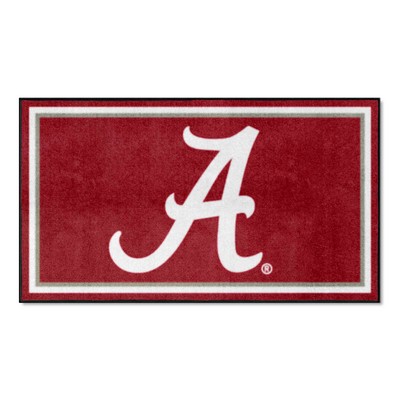 Fan Mats  LLC Alabama Crimson Tide 3x5 Rug Red