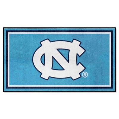 Fan Mats  LLC North Carolina Tar Heels 3x5 Rug Blue