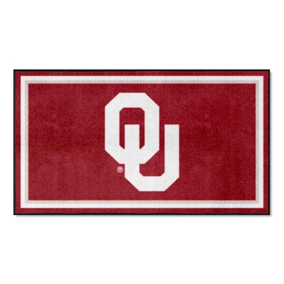 Fan Mats  LLC Oklahoma Sooners 3x5 Rug Crimson