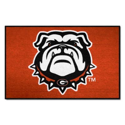 Fan Mats  LLC Georgia Bulldogs Starter Mat Red