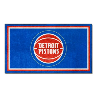 Fan Mats  LLC Detroit Pistons 3ft. x 5ft. Plush Area Rug Royal