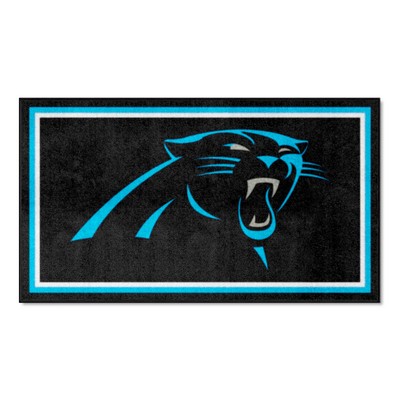 Fan Mats  LLC Carolina Panthers 3x5 Rug Black