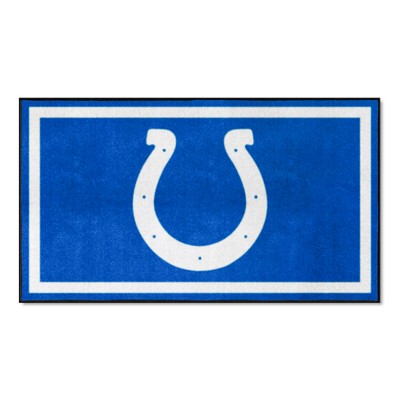 Fan Mats  LLC Indianapolis Colts 3ft. x 5ft. Plush Area Rug Blue