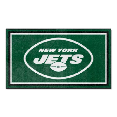 Fan Mats  LLC New York Jets 3x5 Rug Green