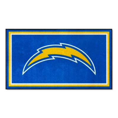 Fan Mats  LLC Los Angeles Chargers 3ft. x 5ft. Plush Area Rug Navy