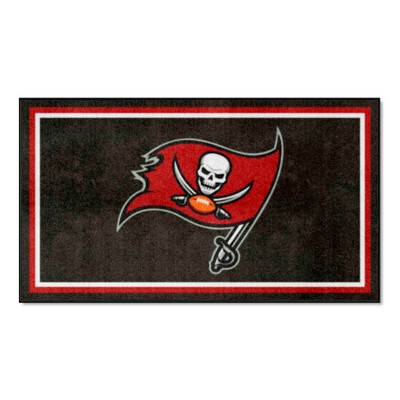 Fan Mats  LLC Tampa Bay Buccaneers 3x5 Rug Black